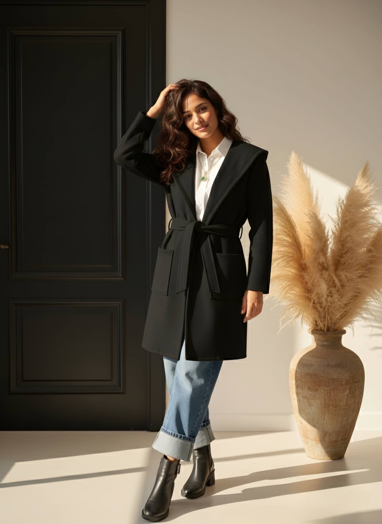 Soft clean and stylish colors coat