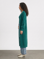 Emerald Green Longline Knit Cardigan