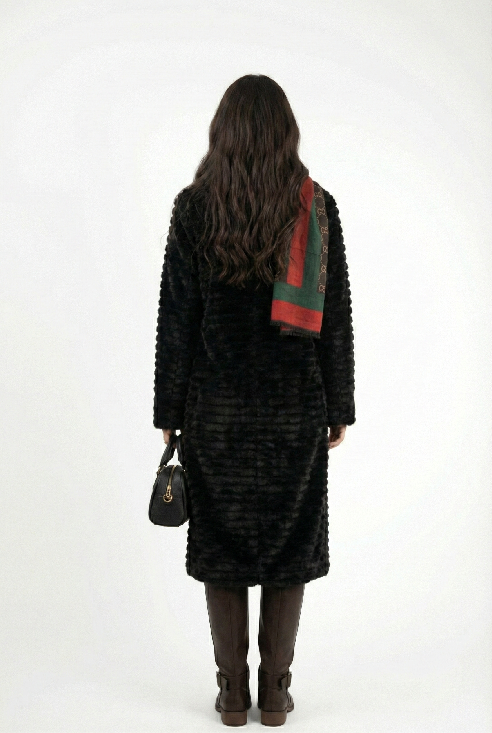 Luxury Faux Fur Long Jacket